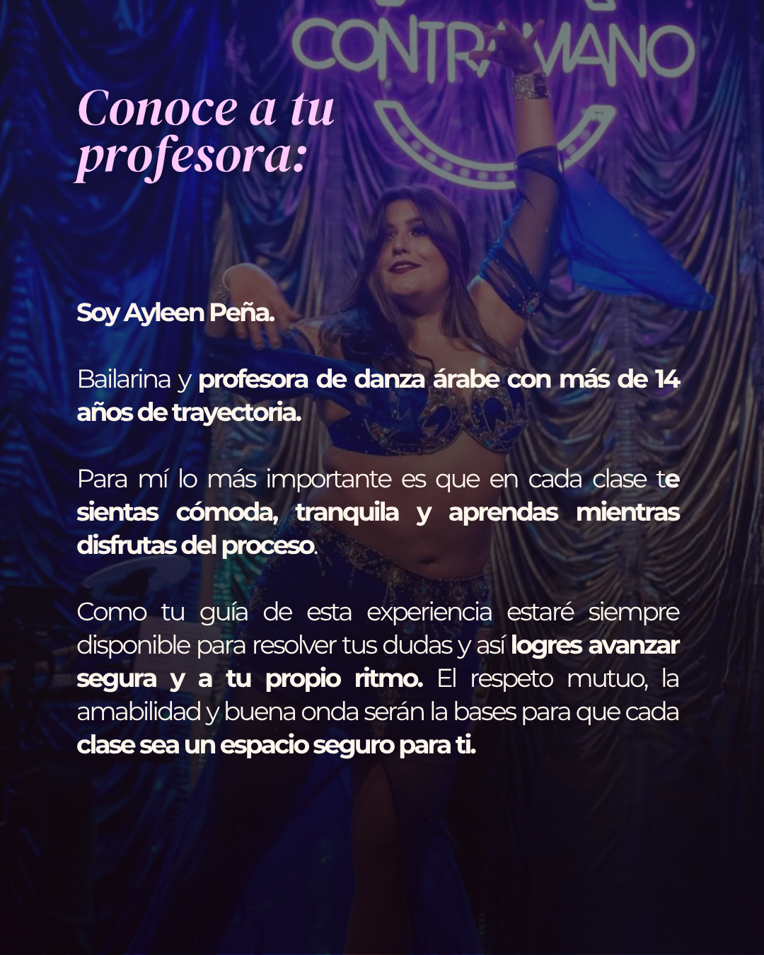 Curso de danza árabe "Enciende tus caderas" ✨